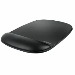 StarTech Mouse Pad with Hand Rest, 6.7x7.1x 0.8in (17x18x2cm), Ergonomic Mouse Pad w/Wrist Support, Non-Slip Base, Gel Mouse Pad, TAA