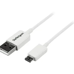 StarTech 2m White Micro USB Cable - A to Micro B