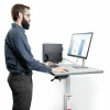 StarTech PC Wall Mount Bracket For Desktop Computers Up To 40lb, Toolless Width Adjustment 1.9-7.8in (50-200mm), Tower/Case Shelf, TAA