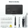 StarTech 40-Piece Computer Repair Toolkit for Laptop/PC/Electronics/Phone, 30-Bit Precision Screwdriver Set, Magnetic Tray/Pry Tools