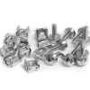 StarTech 50 Pkg M5 Mounting Screws and Cage Nuts for Server Rack Cabinet, TAA