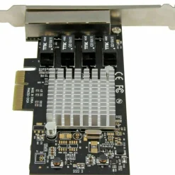 StarTech 4-Port Gigabit Ethernet Network Card - PCI Express, Intel I350 NIC - Quad Port PCIe Network Adapter Card w/ Intel Chip