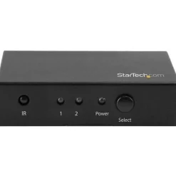 StarTech 2 Port HDMI Switch - 4K 60Hz - Supports HDCP - IR - HDMI Selector - HDMI Multiport Video Switcher - HDMI Switcher