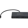 StarTech 3-Port Multi Monitor Adapter, Mini DisplayPort to HDMI MST Hub, 3x 1080p, Video Splitter for Extended Desktop Mode, Windows