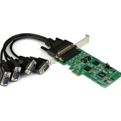 StarTech 4 Port PCI Express PCIe Serial Combo Card, 2 x RS232 2 x RS422 / RS485, TAA