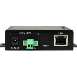 StarTech 2 Port Serial-to-IP Ethernet Device Server, RS232, Metal and Mountable, Serial Device Server, TAA