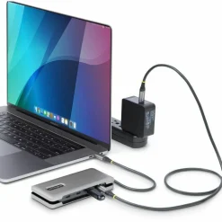 StarTech 4-Port USB-C Hub, USB 3.2 Gen 2, 10Gbps, 100W Power Delivery Pass-Through, 12.6in (32cm) Cable, Portable USB Expansion Hub