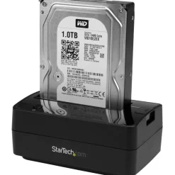 StarTech Single Bay USB 3.1 / eSATA to SATA Hard Drive Docking Station, USB 3.1 (10 Gbps)/eSATA Hard Drive Dock, 2.5/3.5" SATA HDD/SSD
