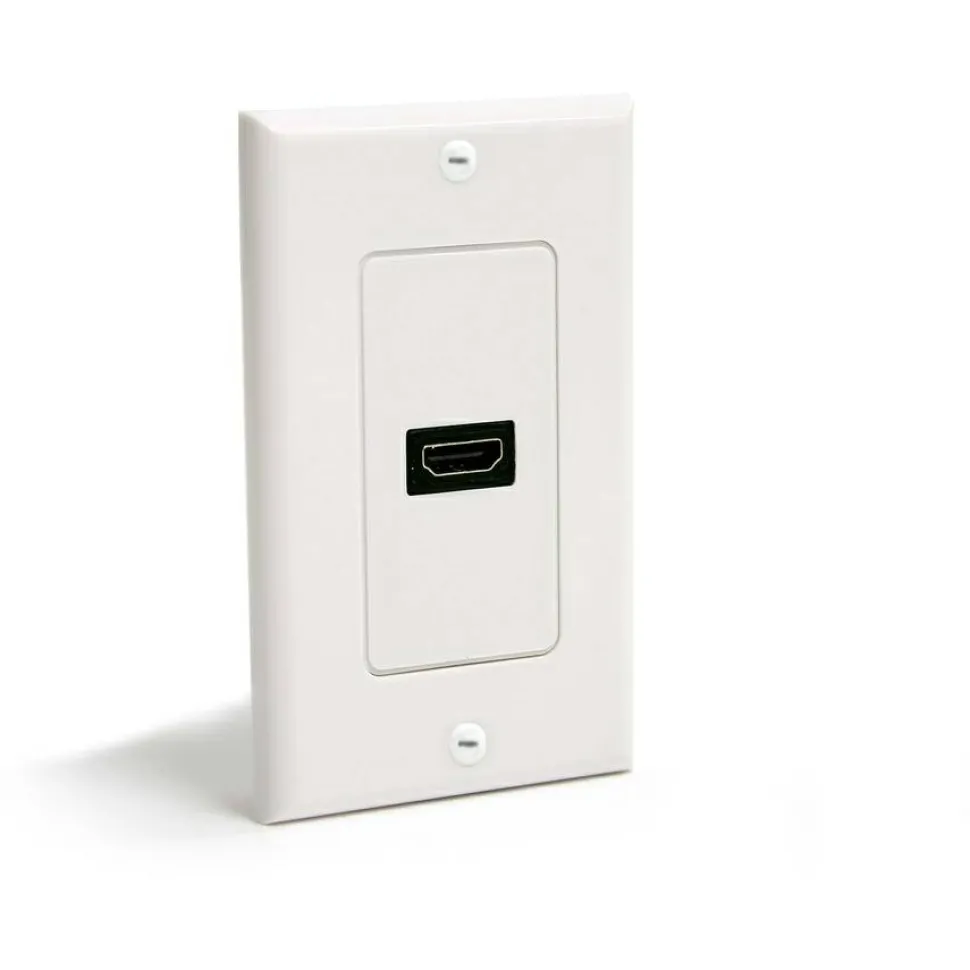 StarTech Single Outlet Female HDMI Wall Plate White