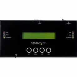 StarTech 1:1 Standalone Hard Drive Duplicator and Eraser, SAS/SATA HDD/SSD Cloner/Copier & Disk Eraser/Sanitizer/Wiper, Toolless, TAA