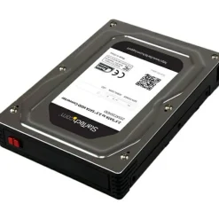 StarTech 2.5" to 3.5" SATA Aluminum Hard Drive Adapter Enclosure with SSD / HDD Height up to 12.5mm