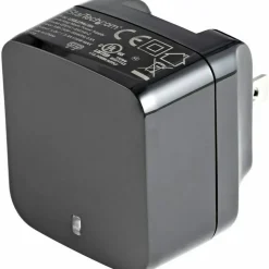 StarTech Travel USB Wall Charger - 2 Port - Black - Universal Travel Adapter - International Power Adapter - USB Charger