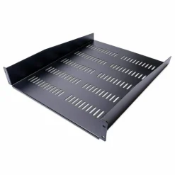 StarTech 2U 22in Vented Rack Mount Shelf - Fixed 22 inch Deep antilever Rackmount Tray for Server Rack Cabinet Shelf - 50lbs / 23kg