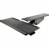 StarTech Under Desk Keyboard Tray, Height Adjustable Keyboard and Mouse Tray (10" x 26"), Ergonomic Computer Keyboard Tray w/Mouse Pad