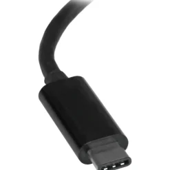 StarTech USB C to Gigabit Ethernet Adapter - Thunderbolt 3 - 10/100/1000Mbps - Black