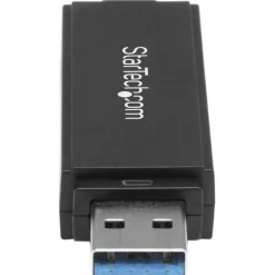 StarTech USB 3.0 Memory Card Reader for SD and microSD Cards - USB-C and USB-A - Portable USB SD and microSD Card Reader