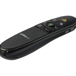 StarTech Wireless Presentation Remote with Red Laser Pointer, 90 ft., PowerPoint Presentation Clicker for Mac & Windows, TAA