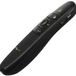 StarTech Wireless Presentation Remote with Red Laser Pointer, 90 ft., PowerPoint Presentation Clicker for Mac & Windows, TAA
