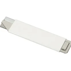 Steel Box Cutters, White, Pack Of 4