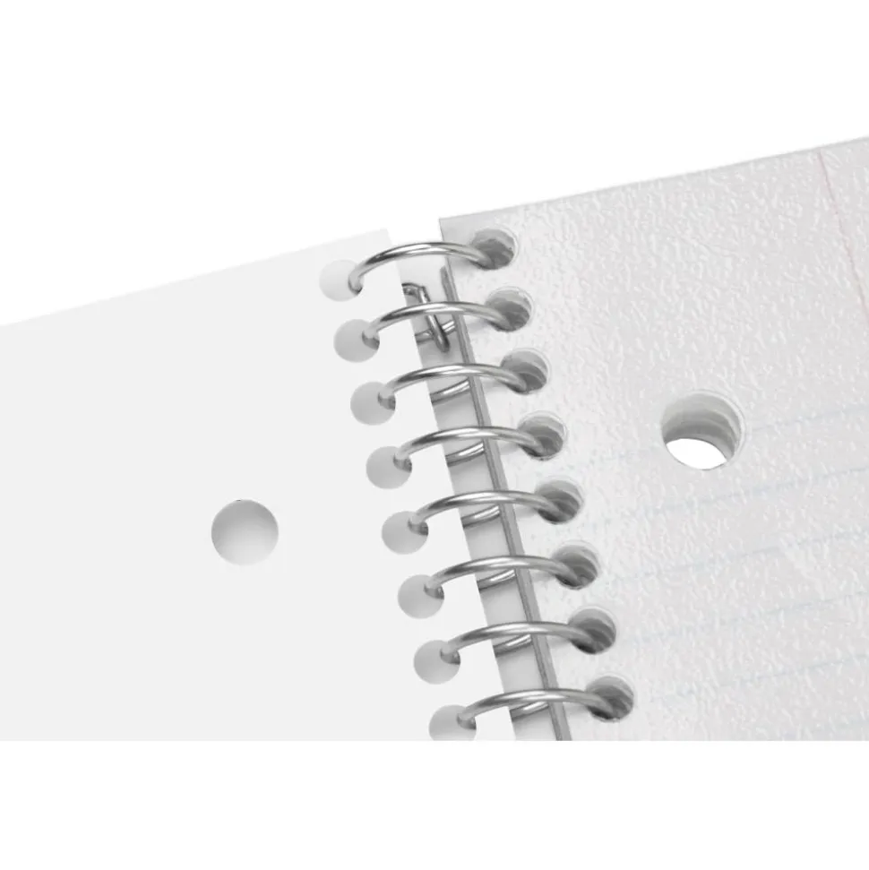 Stellar Poly Notebook, 8-1/2" x 11", 5 Subject, College Ruled, 200 Sheets, Blush