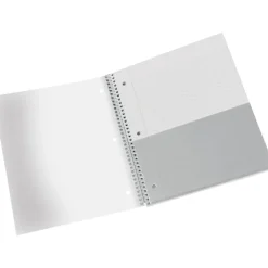 Stellar Poly Notebook, 8-1/2" x 11", 5 Subject, College Ruled, 200 Sheets, Blush