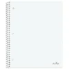 Stellar Poly Notebooks, 8" x 10-1/2", 1 Subject, Wide Ruled, 100 Sheets, Assorted Colors, Pack Of 4 Notebooks