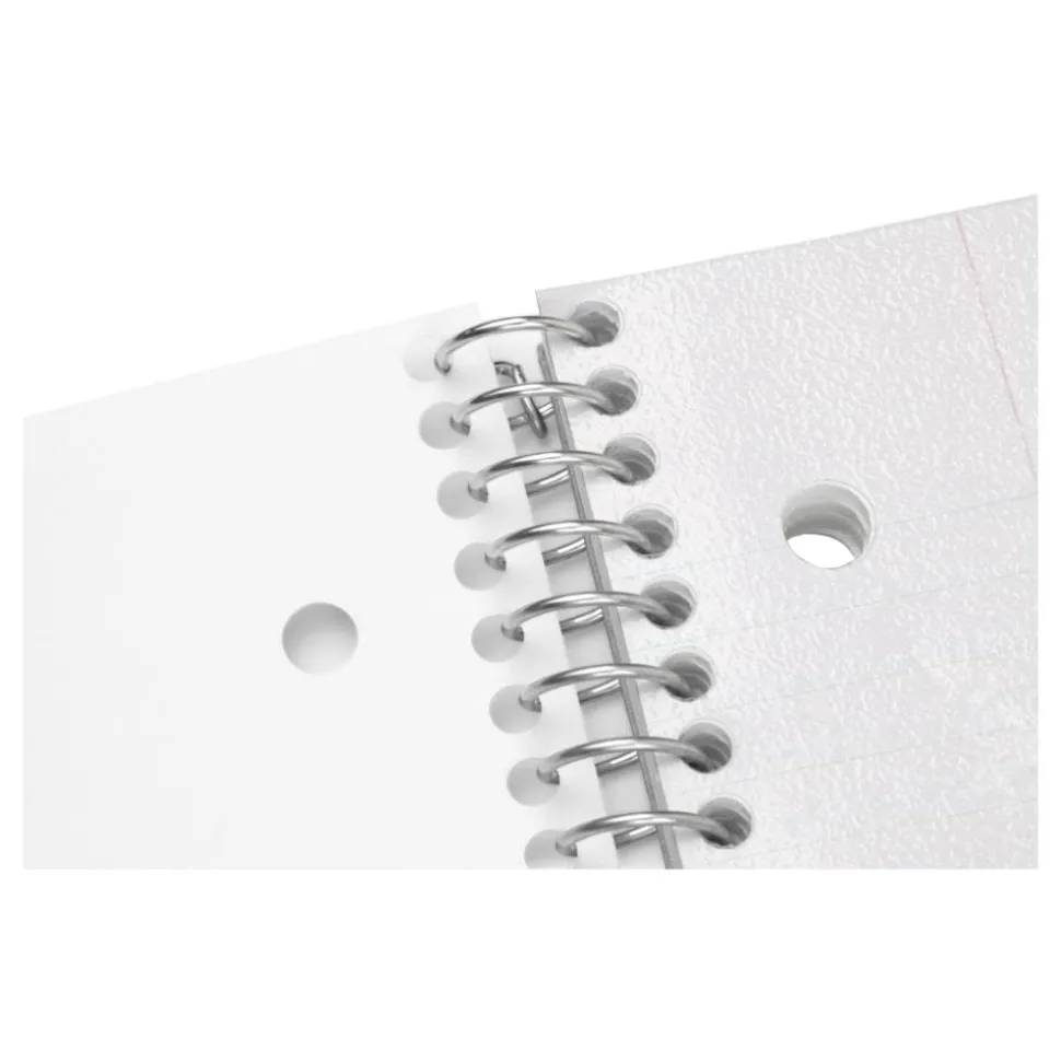 Stellar Poly Notebooks, 8" x 10-1/2", 1 Subject, Wide Ruled, 100 Sheets, Assorted Colors, Pack Of 4 Notebooks