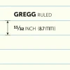 Steno Books, 6" x 9", Gregg Ruled, 70 Sheets, Greentint, Pack Of 12