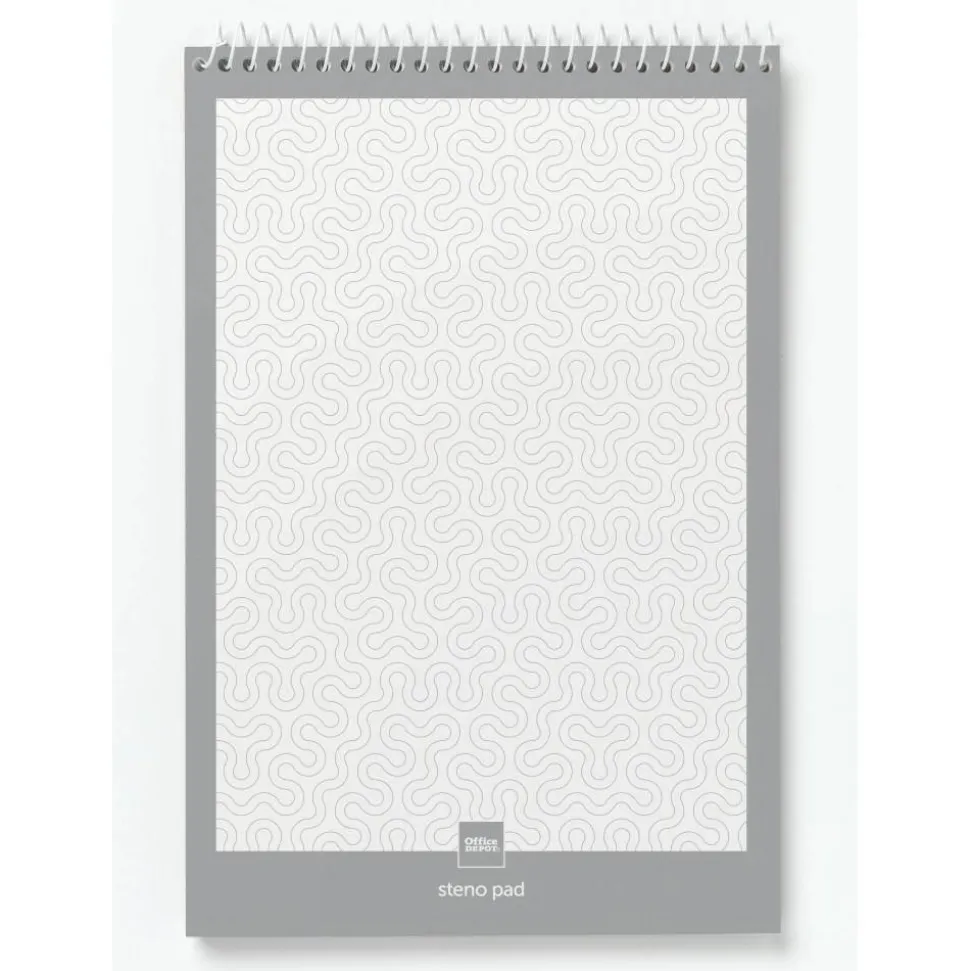 Steno Books, 6" x 9", Gregg Ruled, 70 Sheets, Greentint, Pack Of 12