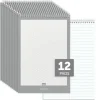 Steno Books, 6" x 9", Gregg Ruled, 70 Sheets, White, Pack Of 12