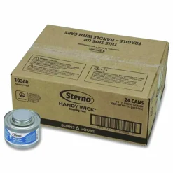 Sterno Chafing Fuel Can With Stem Wick, Methanol, 6 Hour Burn, 1.89 g, 24/Carton