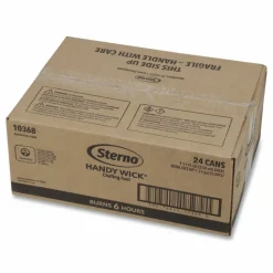 Sterno Handy Wick Chafing Fuel, Diethylene Glycol, 6 Hour Burn, 7.11 oz Can, 24/Carton