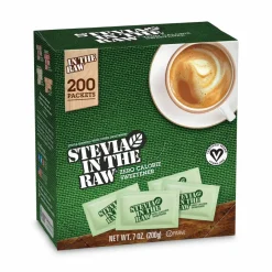 Stevia in the Raw Sweetener, 0.04 oz Packet, 200/Box, 2 Boxex/Carton