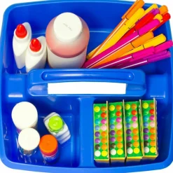 Storex Small Art Caddies, 3 Sections, 9.25