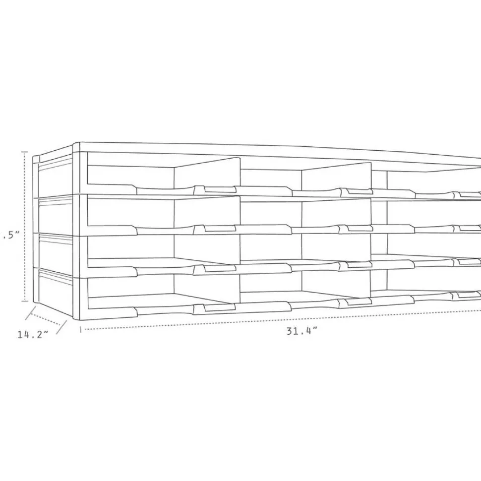 Storex 12-compartment Organizer