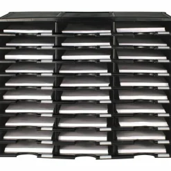 Storex Stackable Literature Sorter - 15000x Sheet - 30 Compartment(s) - Compartment Size : 9.50