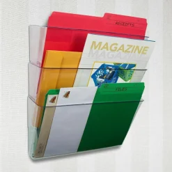 Storex Stacking Letter Size Wall Pocket, 7