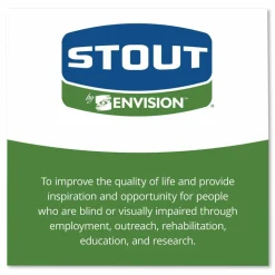 Stout 1.5 mil Trash Bags, 65 gal, 50