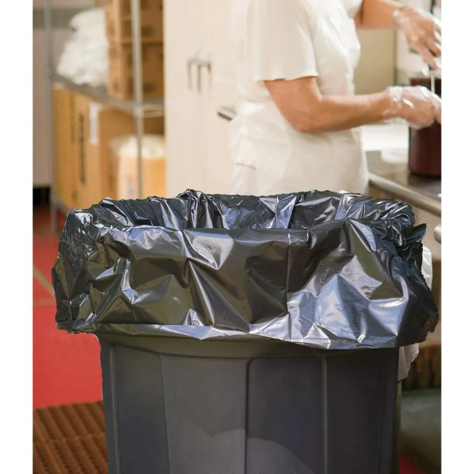 Stout Pest-Guard 2.00-mil Insect Repellent Trash Bags, 55 Gallons, 37" x 52", Black, Box Of 65