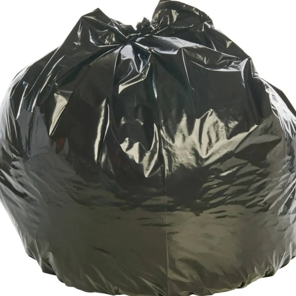 Stout Pest-Guard 2.00-mil Insect Repellent Trash Bags, 55 Gallons, 37" x 52", Black, Box Of 65