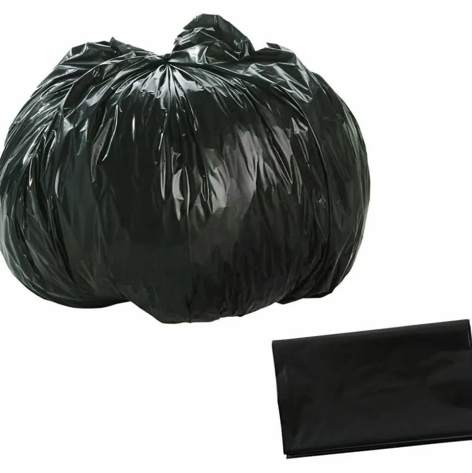 Stout Trash Bags, 1-mil, 7 - 10 Gallons, 24" x 24", Brown, Carton Of 250
