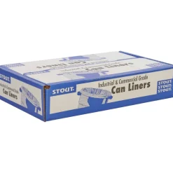 Stout Trash Bags, 1-mil, 7 - 10 Gallons, 24