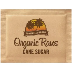 Sugar Foods Organic Raw Cane Sugar Packets, Box Of 200 Packets