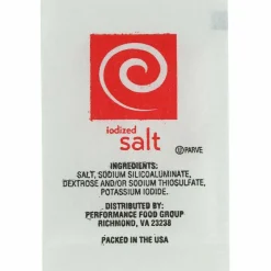 Sugar Foods Salt Packets
