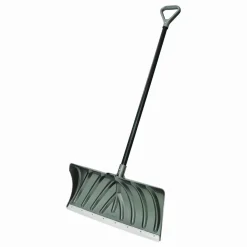 Suncast Steel Core Snow Pusher with Wear Strip, 24" Width, 57.55" Length, 6/Carton
