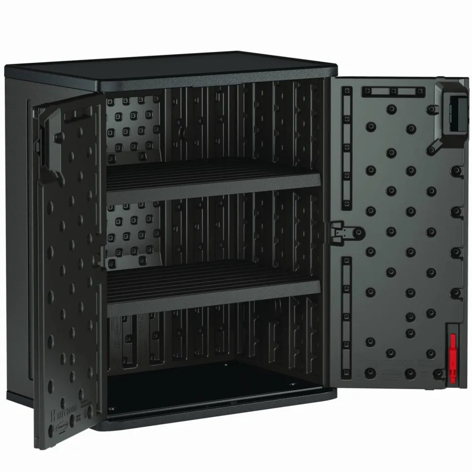 Suncast Commercial Base Storage Cabinet, 30 x 20.25 x 36, Gray