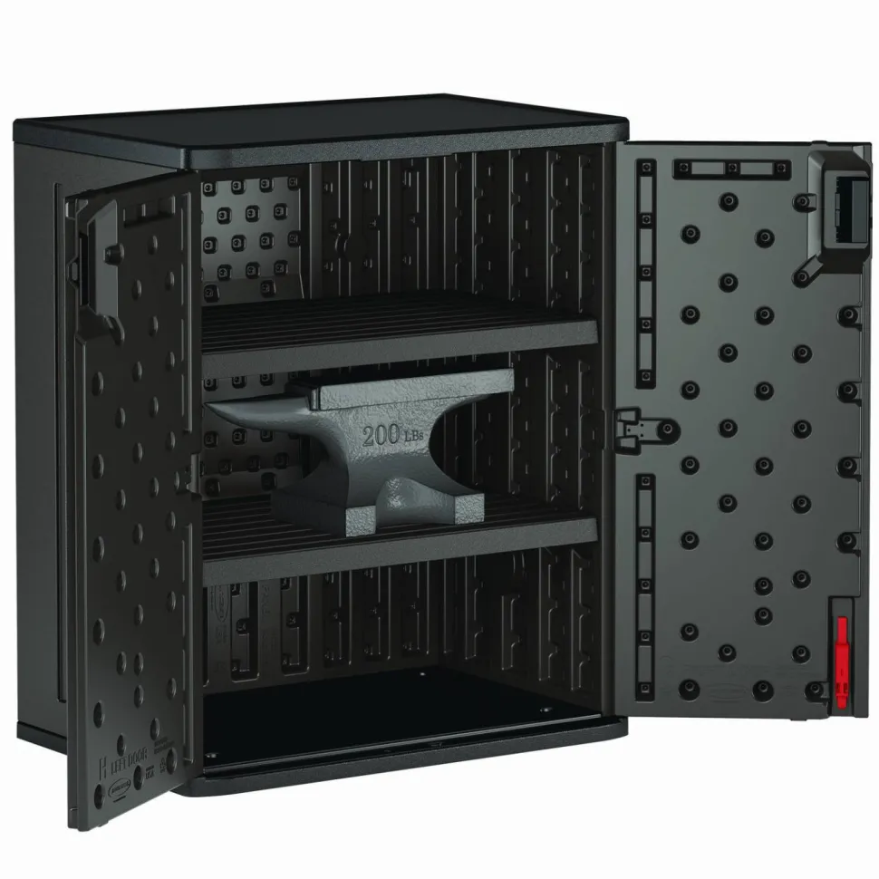 Suncast Commercial Base Storage Cabinet, 30 x 20.25 x 36, Gray