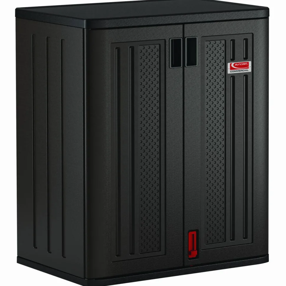 Suncast Commercial Base Storage Cabinet, 30 x 20.25 x 36, Gray