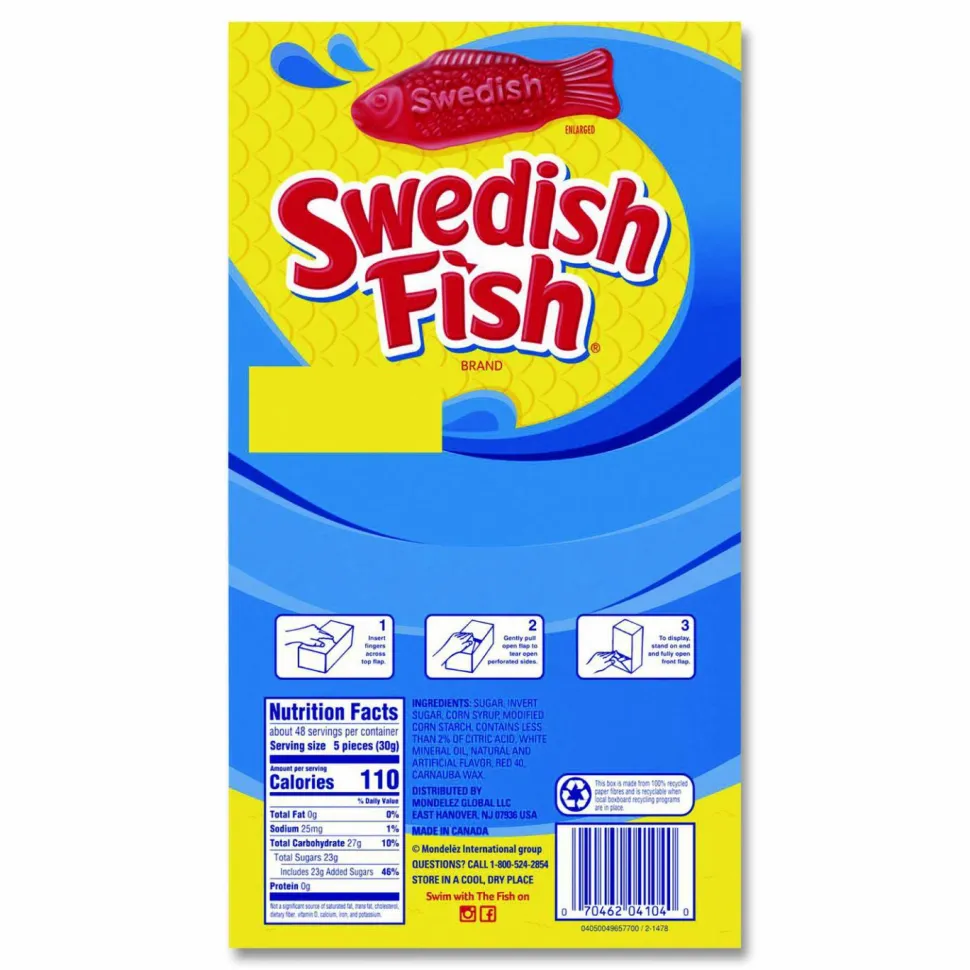 Swedish Fish, 46.5 Oz., Box Of 240
