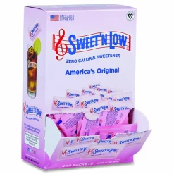 Sweet'N Low Sugar Substitute, 1 g Packet, 400/Box, 4 Box/Carton